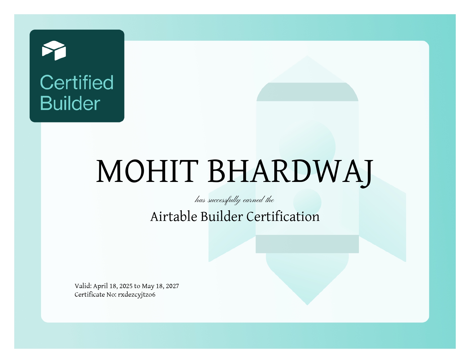 Airtable Builder Certification